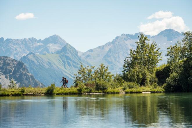 Gemütliche Runde um den Stafelalpsee