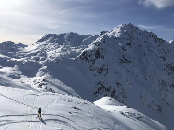Richtung Westen zur Eisentaler Spitze
