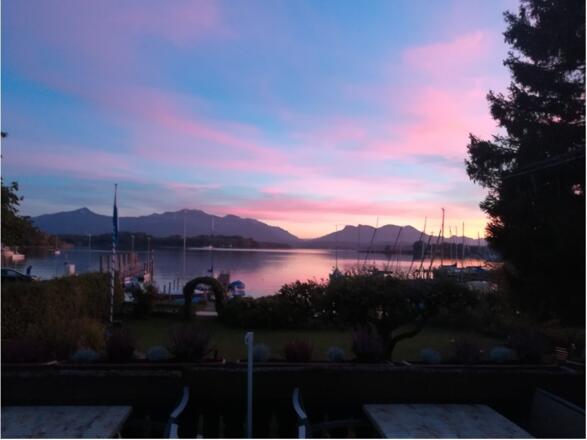 Terrasse Abendstimmung