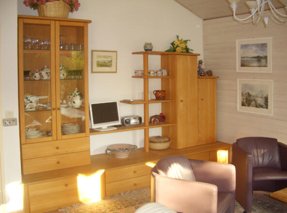 Wohnzimmeransicht Ferienhaus Maja