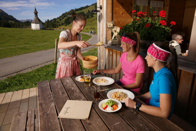 Kässpätzle im Jagdgasthaus Egender