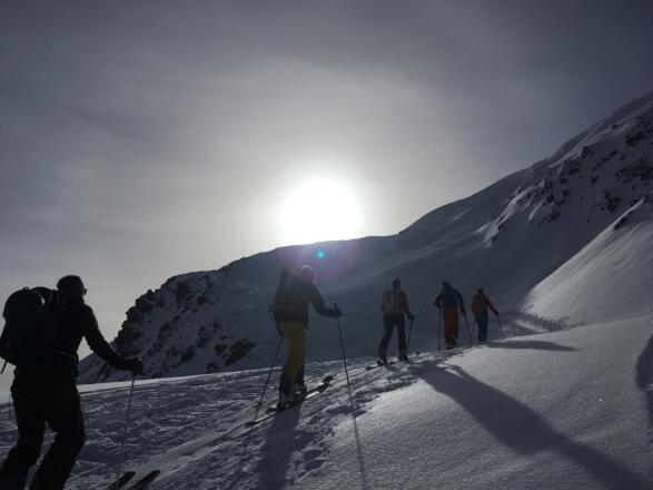 Am Sattel vor dem Maroikopf