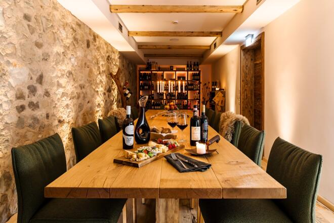 Weinkeller im Chiemsee Chalet