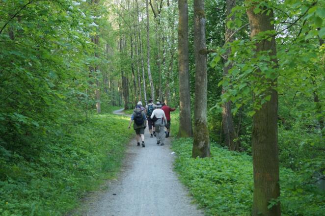 An der Streu entlang Richtung Oberstreu
