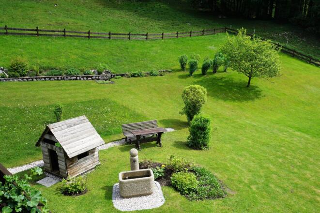 Blick vom Balkon der Ferienwohnung