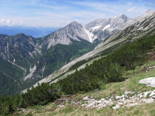 Blick Richtung Stemeljoch nach Westen