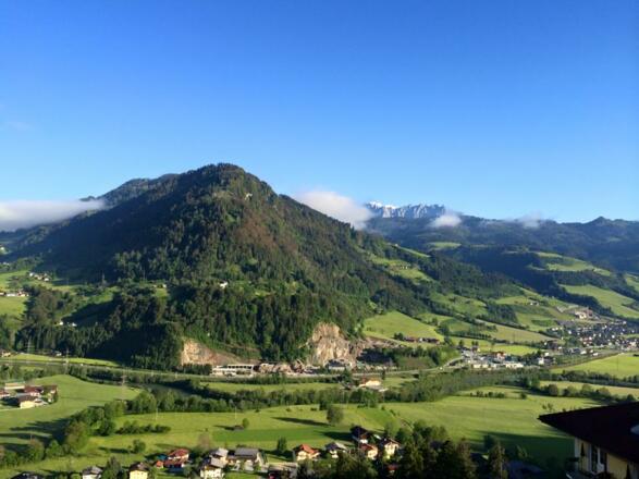 Aussicht vom Startplatz Alpendorf