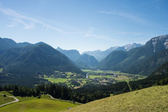 Blick vom Loderbichl nach Lofer