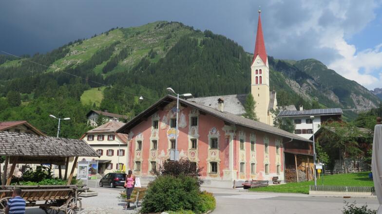 Lüftelmalerei in Holzgau