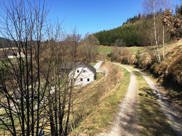 auf der M1 Richtung St. Georgen