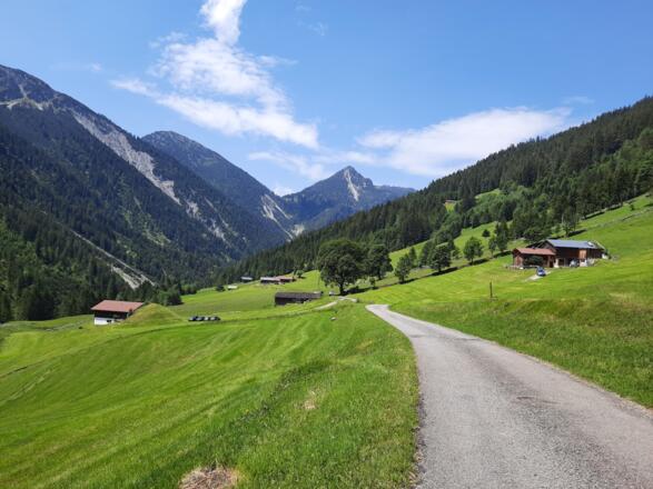 Blick talauswärts