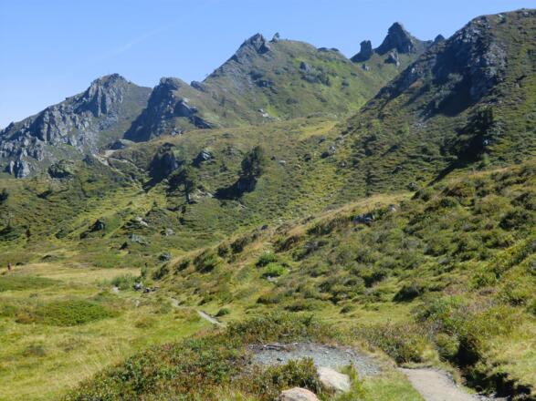 Auf dem Weg zur Schlossalm