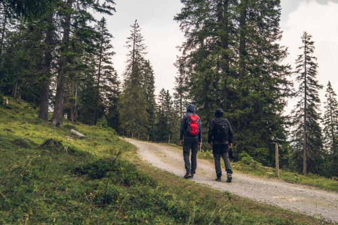 Furkla-Höhenweg - auch bei Regenwetter eine schöne Wanderung!