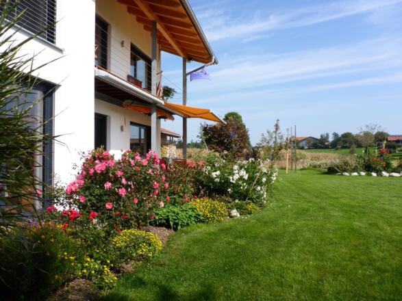 Garten Blick nach Osten
