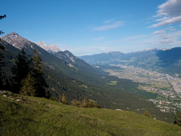 Blick vom Achselboden nach Osten