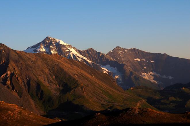 Gr.Wiesbachhorn vom Tauernkopf am Morgen