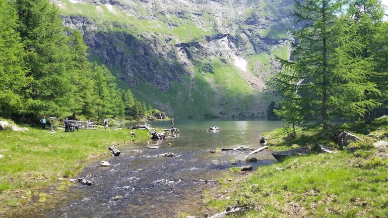 1.Blick auf den Landschitzsee