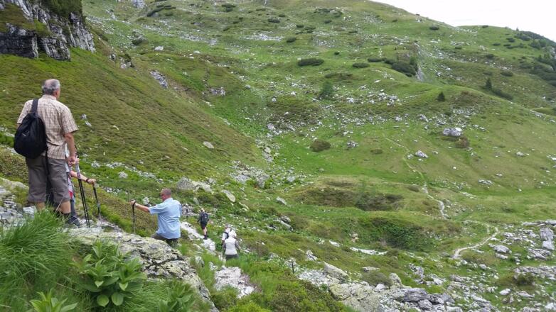 Abstieg Richtung Jakoberalm