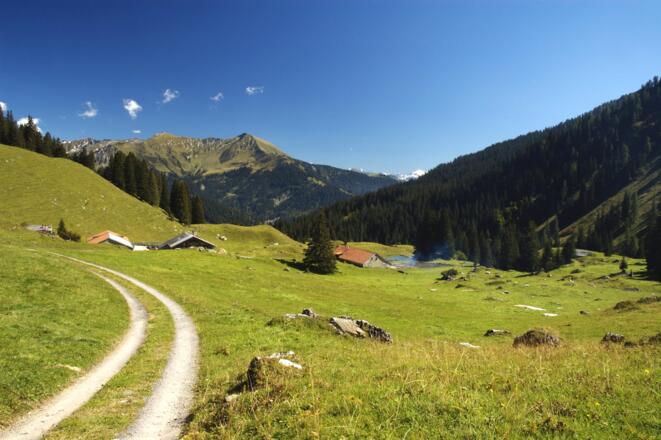 Prättigauer Höhenweg - die Alp Stürfis
