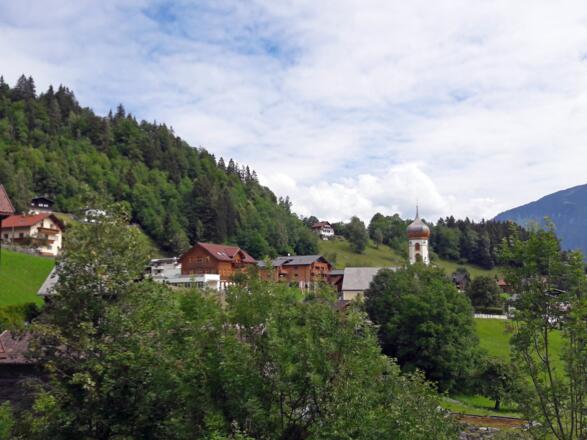 Blick von der Einhornbahn I Richtung Matin