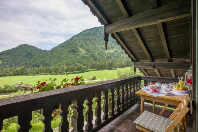Balkon mit herrlicher Aussicht