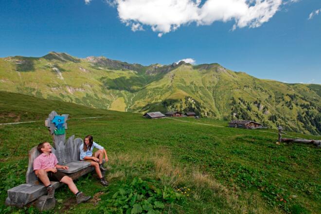 Rast auf der Gedauner Hochalm