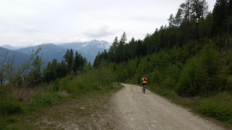 Abfahrt Richtung St. Michael