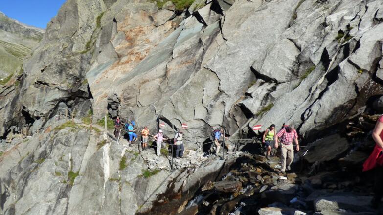 Weg über Klamml zur Kürsingerhütte