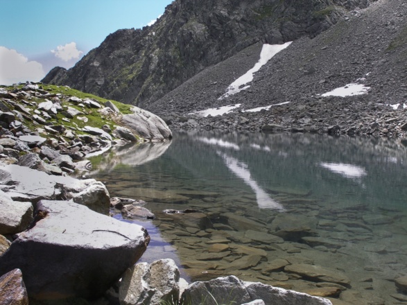 See etwas oberhalb der Innsbrucker Hütte (Weg Nr. 124)