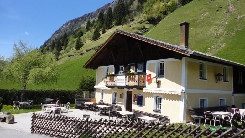 Gasthaus Touristenrast am Ausgangspunkt