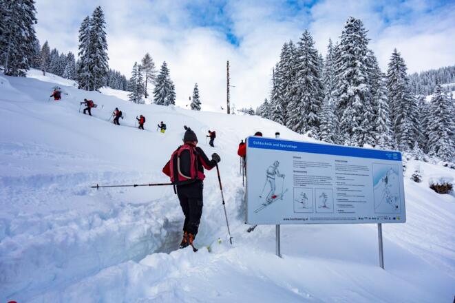 Skitourenlehrpfad