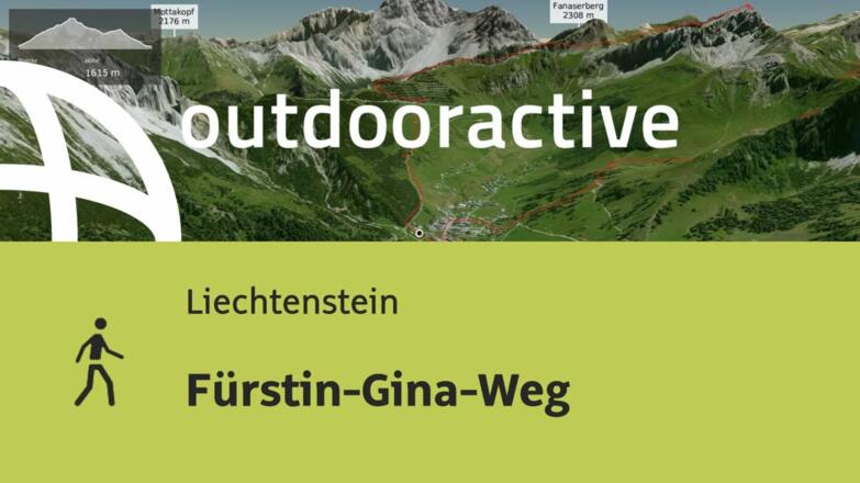Wanderung in Liechtenstein: Fürstin-Gina-Weg