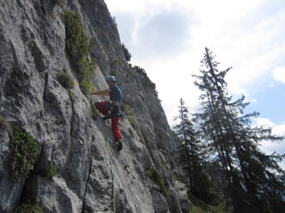 in der 2. Seillänge