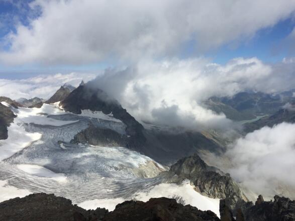 Gipfelblick in Richtung Westen