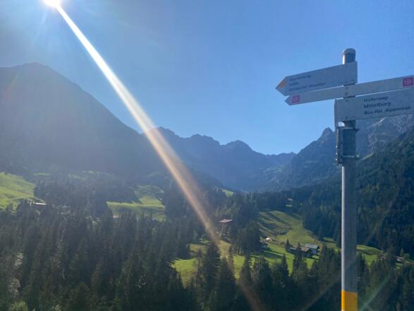 Ausblick in das Wildental