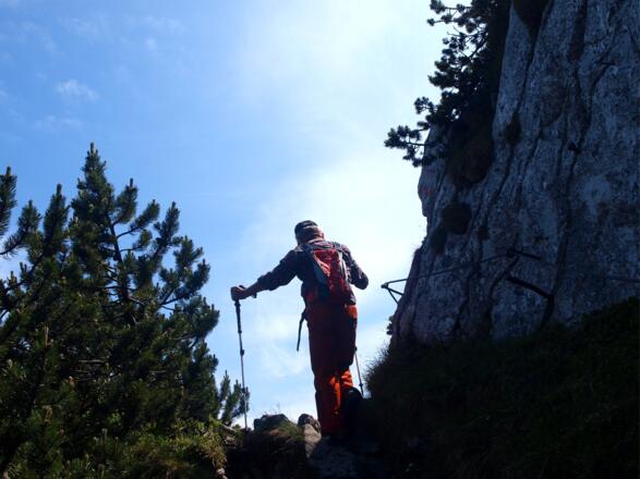 Herndlersteig erreicht bei 1600m
