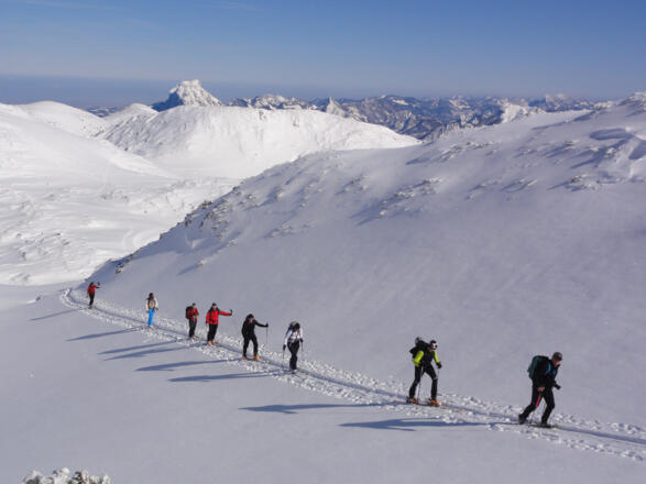 Anstieg vom Feuerkogel zur Rieder Hütte