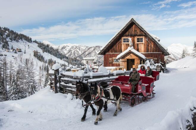 Pferdeschlittenfahrt zur Pritzhütte