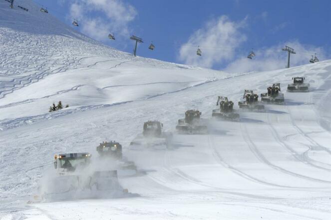 Perfekt präperierte Pisten