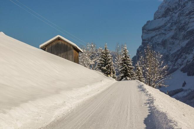 Winterwanderweg Hirschlitten