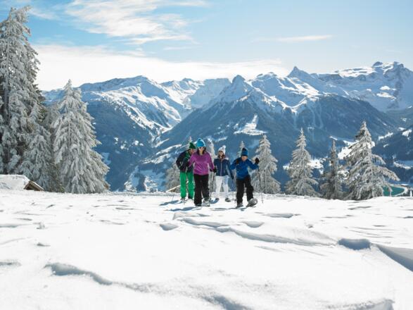 Schneeschuhwandern am Bartholomäberg