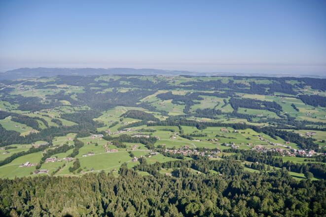 Ausblick vom Kojen in Riefensberg