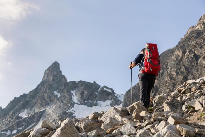 Wanderweg mit Blick auf den Groß Litzner