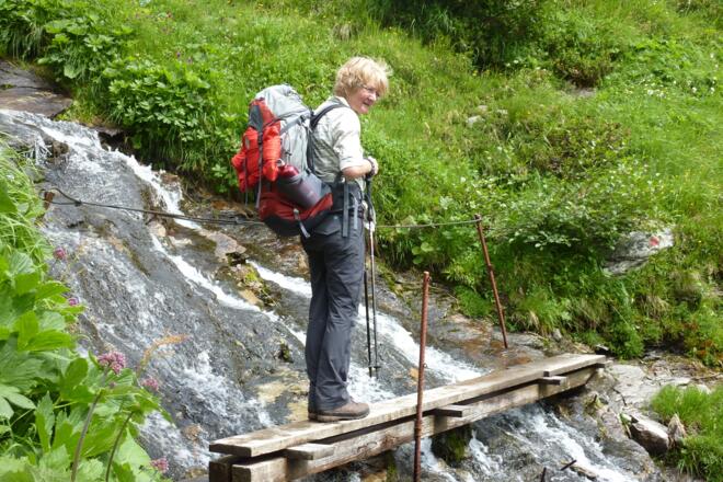 Brücke in der Elsenklamm