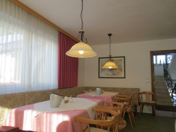 Eingang zum Frühstücksraum