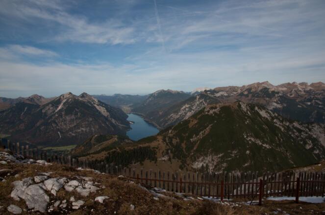 Ausblick vom Stanser Joch zum Achensee