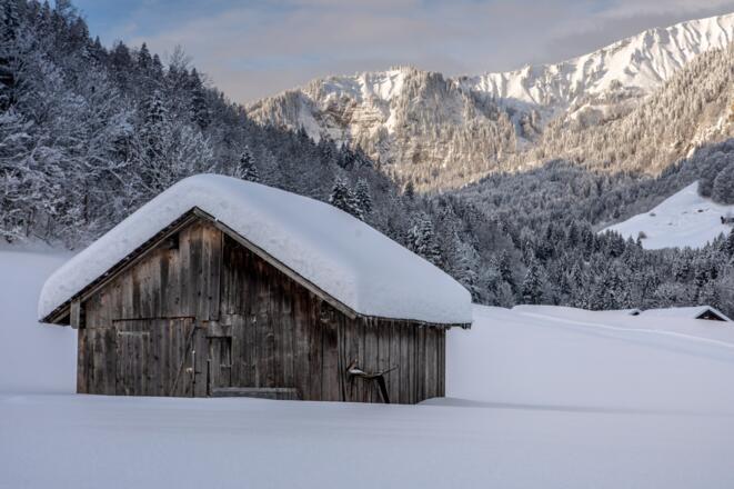 Winterlandschaft in Mellau
