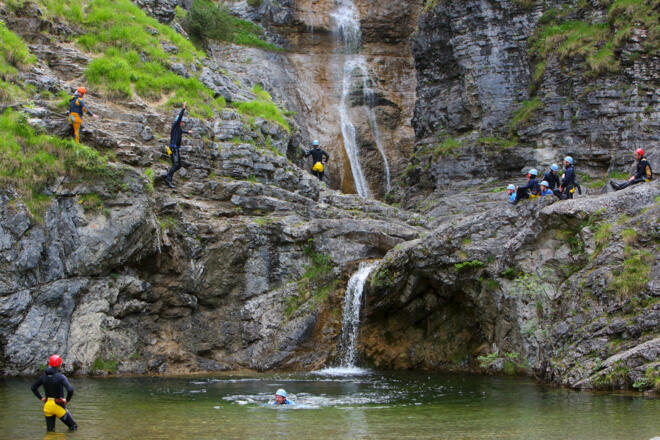 Canyoning Stuibenfälle