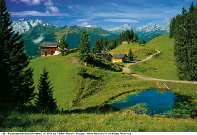 Beim "Fulasee" in Bartholomäberg