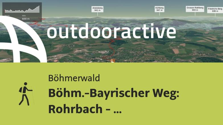 Pilgerweg im Böhmerwald: Böhm.-Bayrischer Weg: Rohrbach - Pfarrkirchen im Mühlkreis